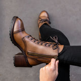 Top-Down Perspective Showing Lacing System & Tongue Craftsmanship