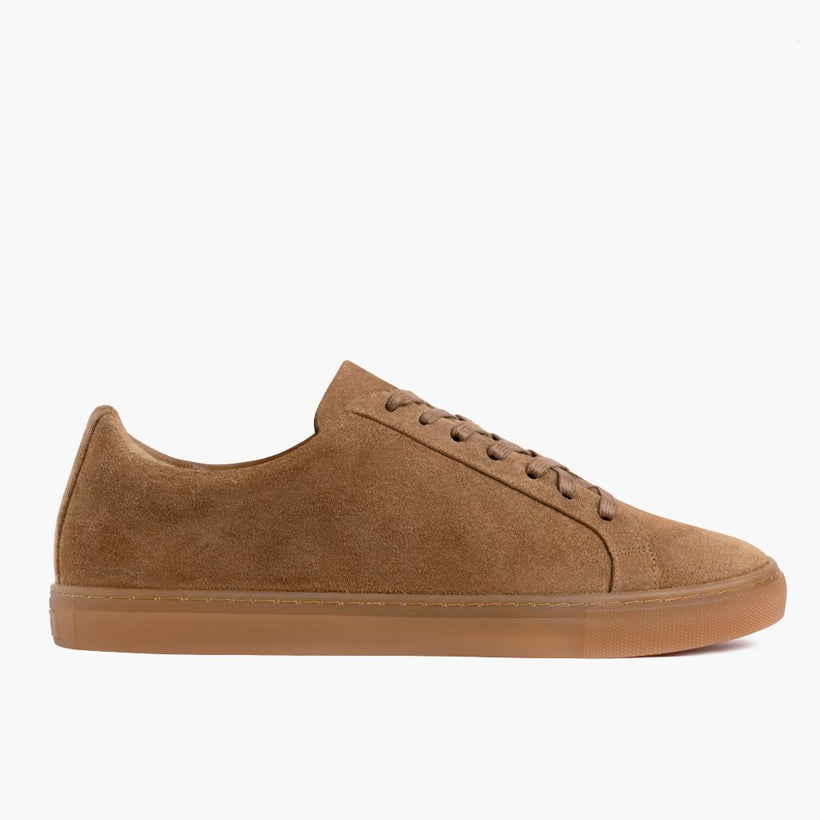 Premier Low Top Camel Leather Sneakers da Donna
