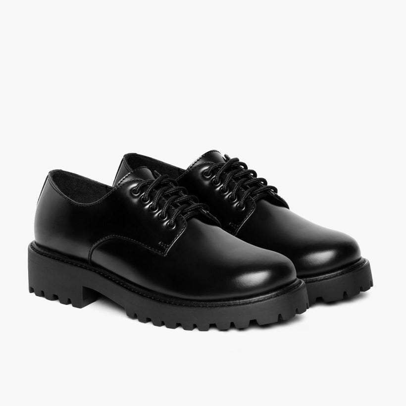 Renegade Nero Leather Sneakers da Donna