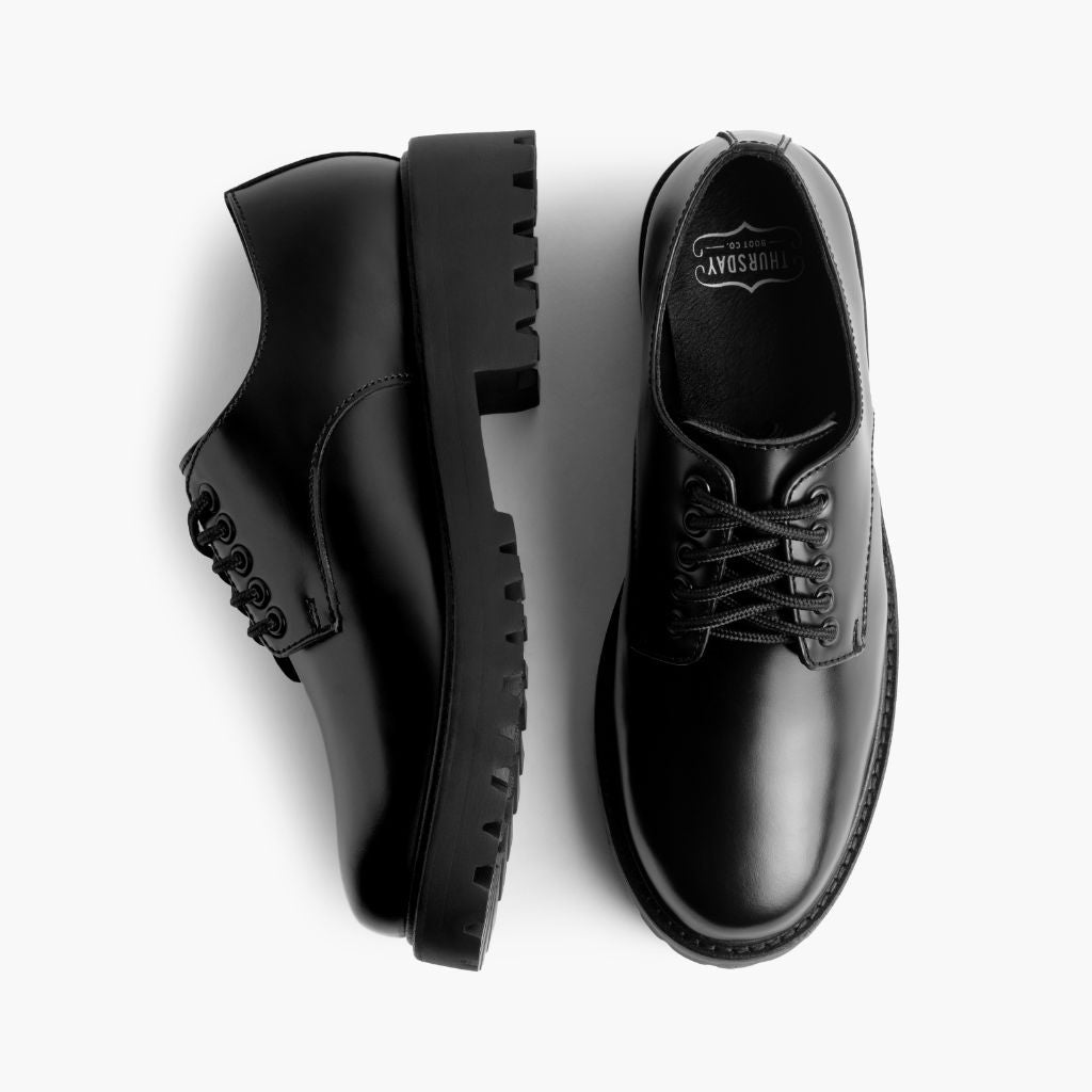 Renegade Nero Sneakers in pelle da Donna - Contrafforte tallone rinforzato & doppie cuciture di precisione