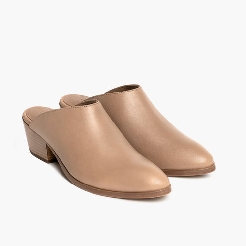 Breeze Milk Coffee Leather Boots in Classic Full-Grain Leather - Lateral Side Profile View | Buy Online