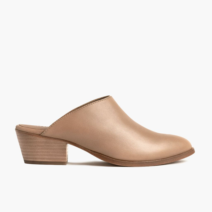 Breeze Milk Coffee Leather Boots da Donna