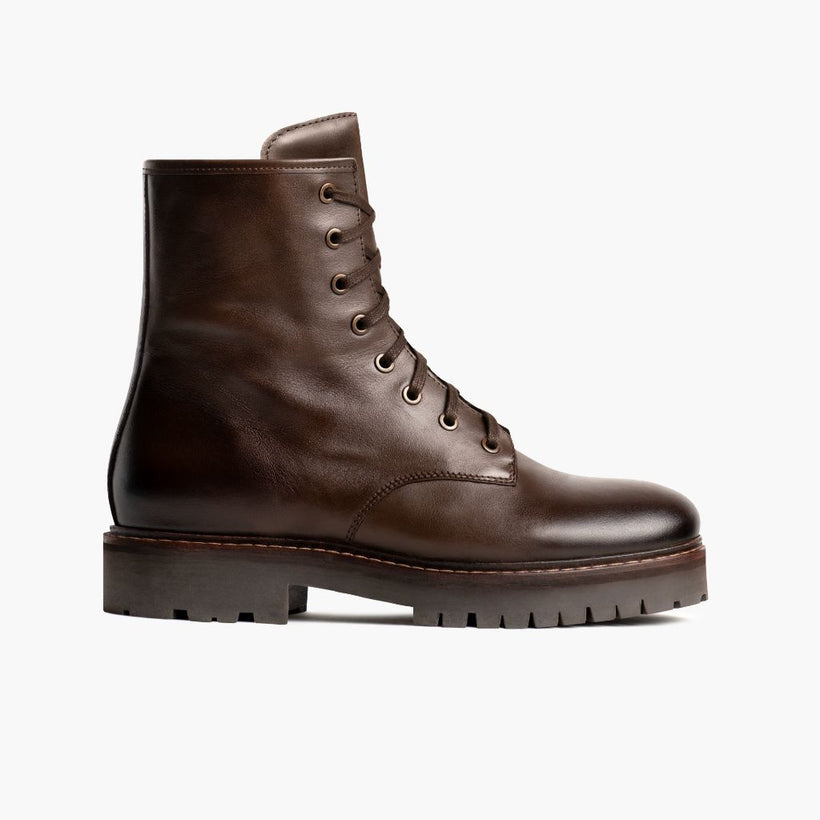 Combat Java Leather Boots da Donna