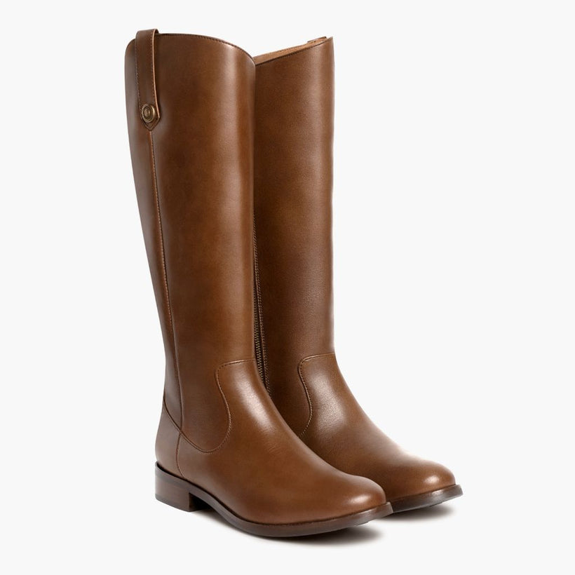 Crown Cuero Leather Boots da Donna
