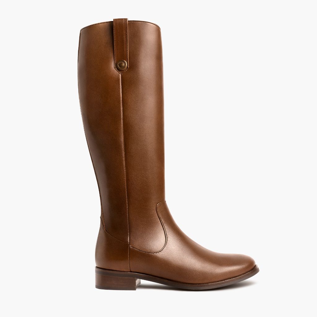 Crown Cuero Stivali in pelle da Donna in Classic Full-Grain Leather - Vista laterale | Acquista online