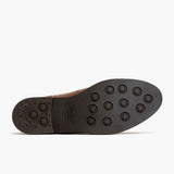 High-Traction Rubber Outsole & Lug Tread Pattern on Duchess Amber Wheat Leather Boots