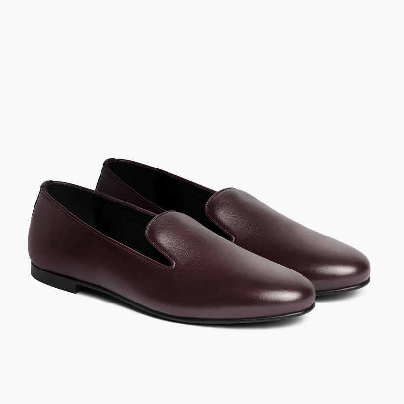 Eden Bordeaux Leather Boots da Donna