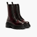 Fatale Nero Cherry Stivali in pelle da Donna