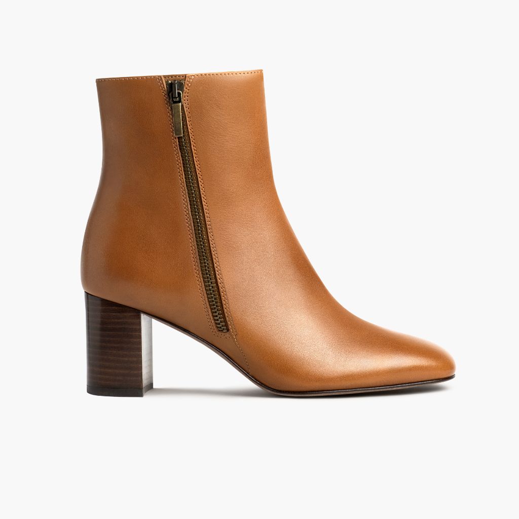 High Standard Toffee Stivali in pelle da Donna - Contrafforte tallone rinforzato & doppie cuciture di precisione