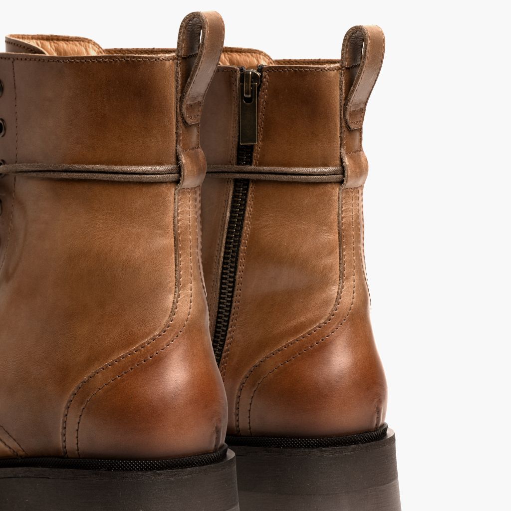 Styled On-Foot Perspective Demonstrating Ankle Fit & Silhouette on Model