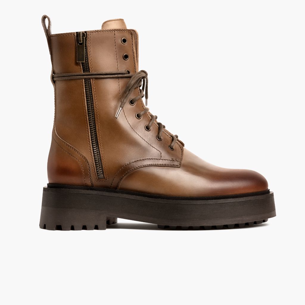 Quest Natural Stivali in pelle da Donna - Contrafforte tallone rinforzato & doppie cuciture di precisione