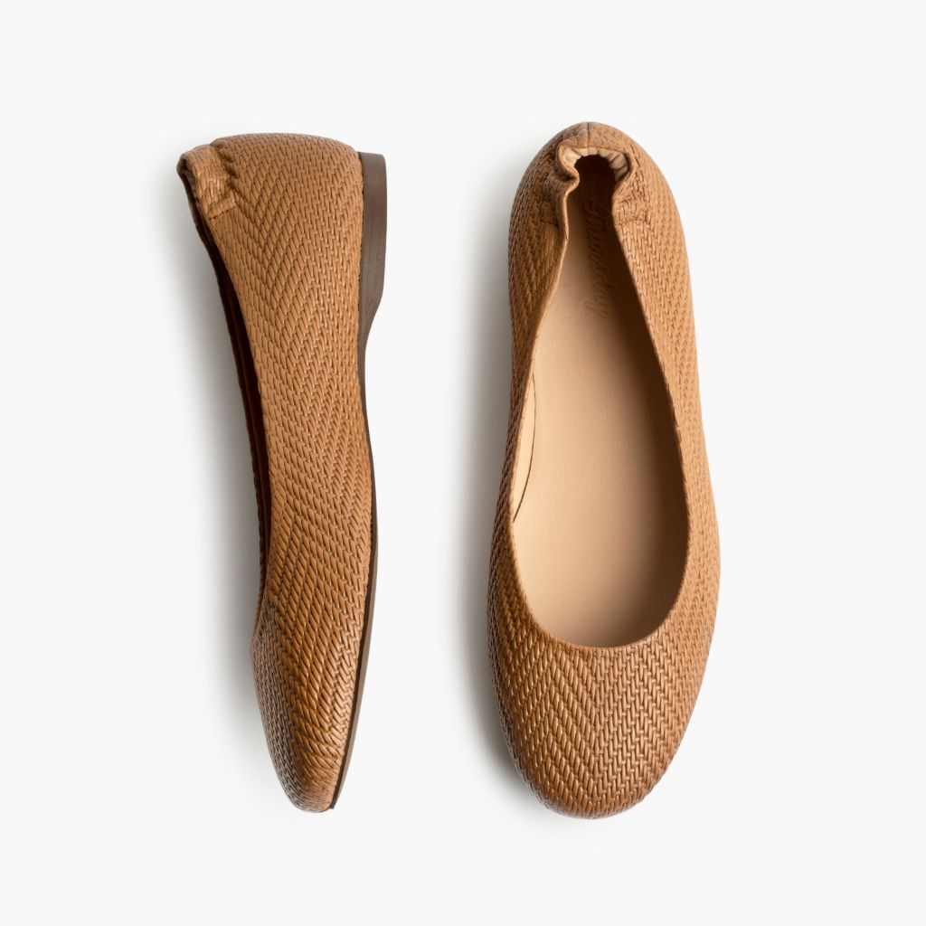 Scrunch Cuoio Embossed Stivali in pelle da Donna - Contrafforte tallone rinforzato & doppie cuciture di precisione