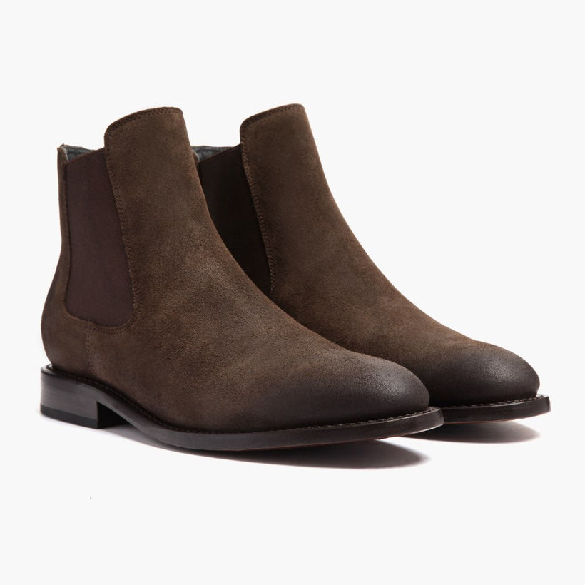 Cavalier Dark Marrone Leather Boots da Uomo