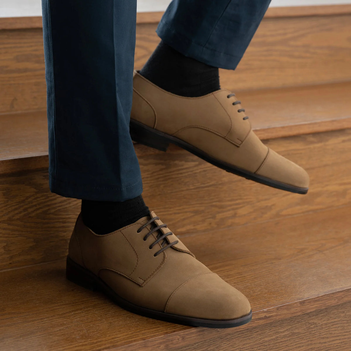 Orlaven Attorney Derby Marrone Nubuck Scarpe in pelle - StudGuard da Uomo footwear image 9