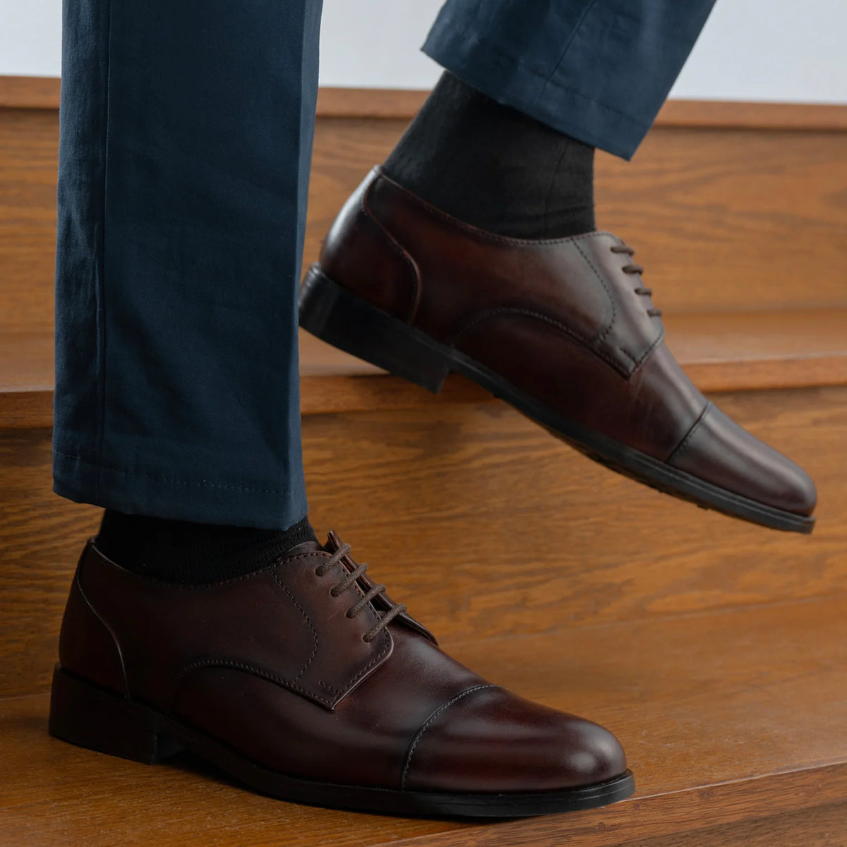 Orlaven Attorney Derby Burnished Marrone Scarpe in pelle da Uomo footwear image 9