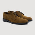Dirk Brogues Derby Marrone Suede Scarpe in pelle - StudGuard da Uomo
