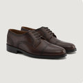 Dirk Brogues Derby Burnished Marrone Scarpe in pelle da Uomo
