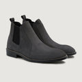 Clarkson Chelsea Grigio Nubuck Stivali in pelle - StudGuard da Uomo