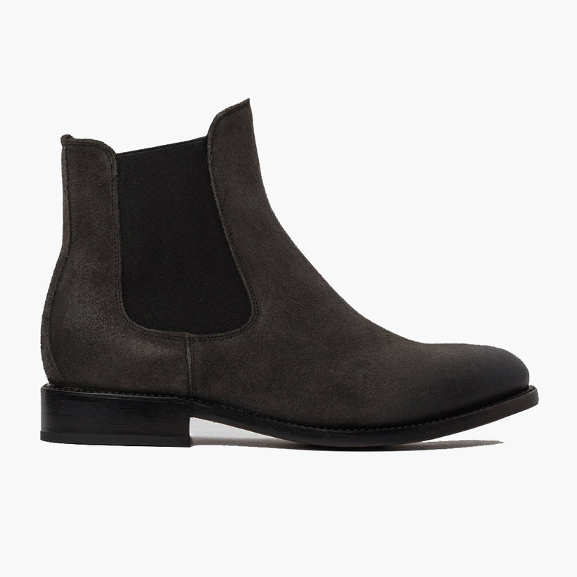 Cavalier Shadow Grigio Leather Boots da Uomo