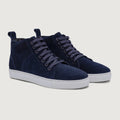 Marty High Top Blu Suede Sneakers in pelle da Uomo