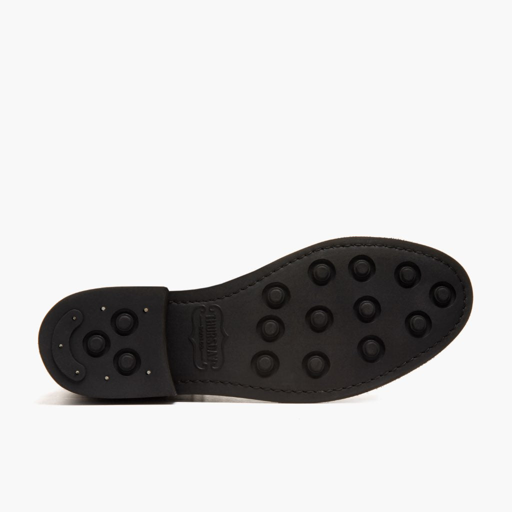 High-Traction Rubber Outsole & Lug Tread Pattern on Captain Tabacco Stivali in pelle da Donna