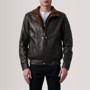 Alfred Bomber in Pelle da Uomo – Vista prodotto alternativa 4