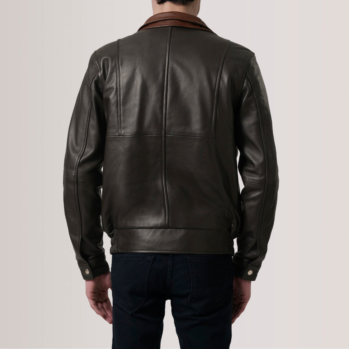 Alfred Bomber in Pelle da Uomo – Vista prodotto alternativa 5