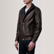 Alfred Bomber in Pelle da Uomo – Vista prodotto alternativa 3