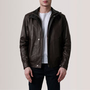 Alfred Bomber in Pelle da Uomo – Vista prodotto alternativa 6