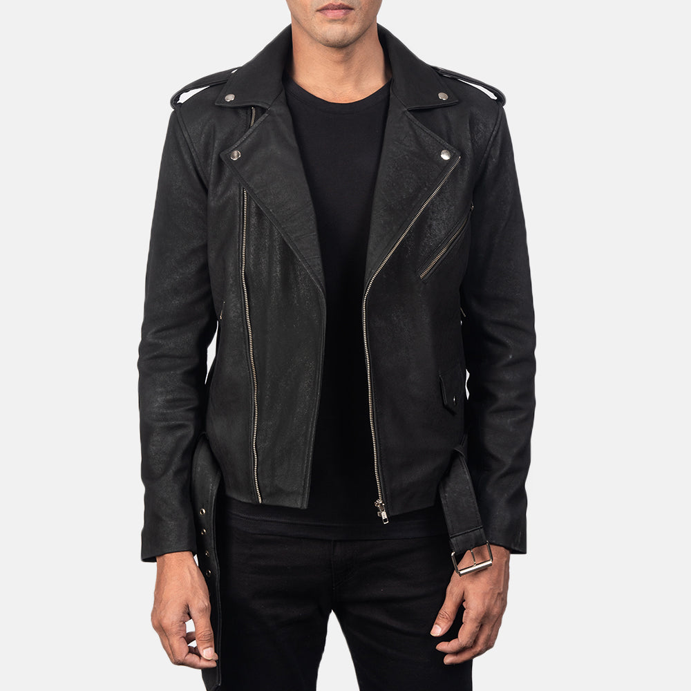 
Allaric Alley Giacca Biker in Pelle da Uomo – alternate product view 1