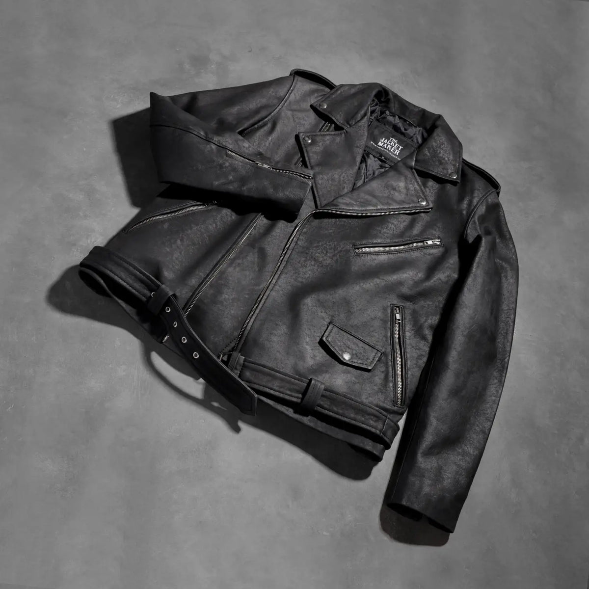 
Allaric Alley Giacca Biker in Pelle da Uomo – alternate product view 8