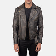 
Allaric Alley Giacca Biker in Pelle da Uomo – alternate product view 3