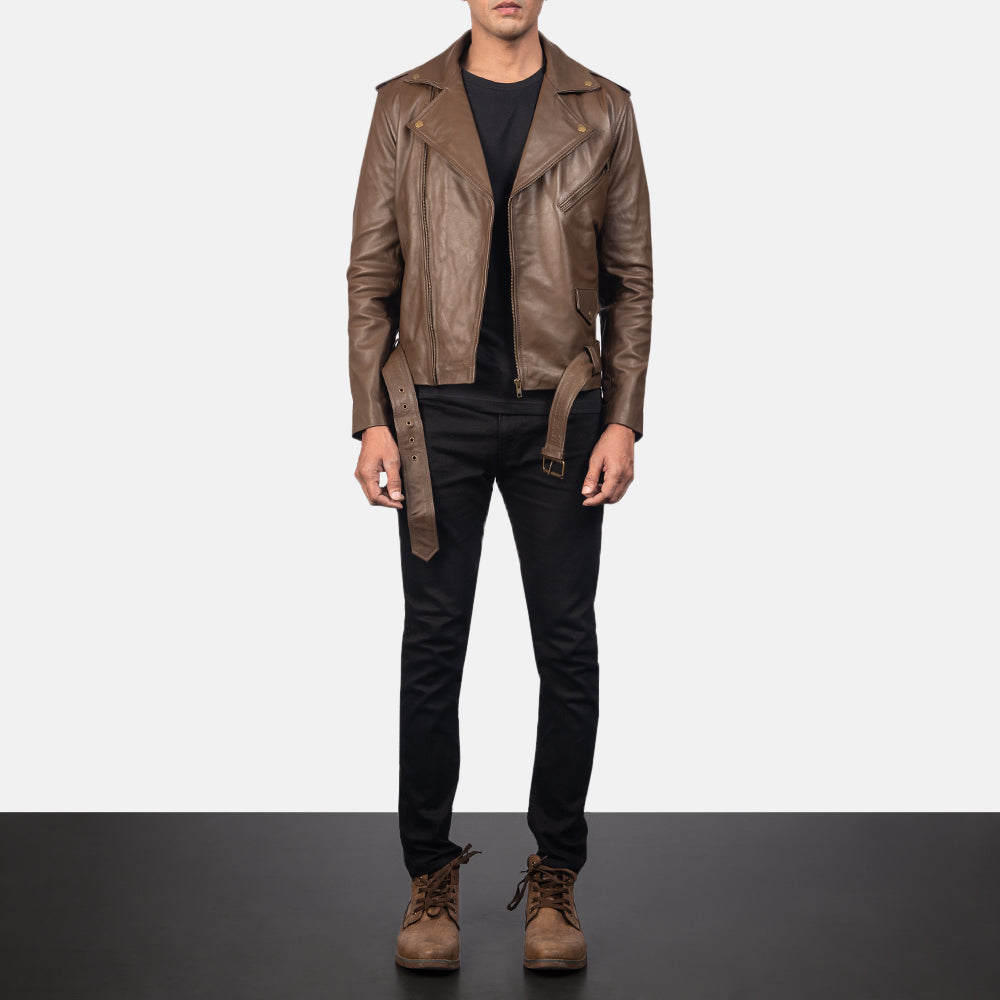 
Allaric Alley Giacca Biker in Pelle da Uomo – alternate product view 4