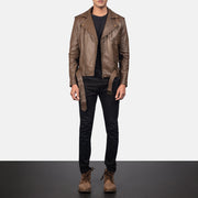 
Allaric Alley Giacca Biker in Pelle da Uomo – alternate product view 4