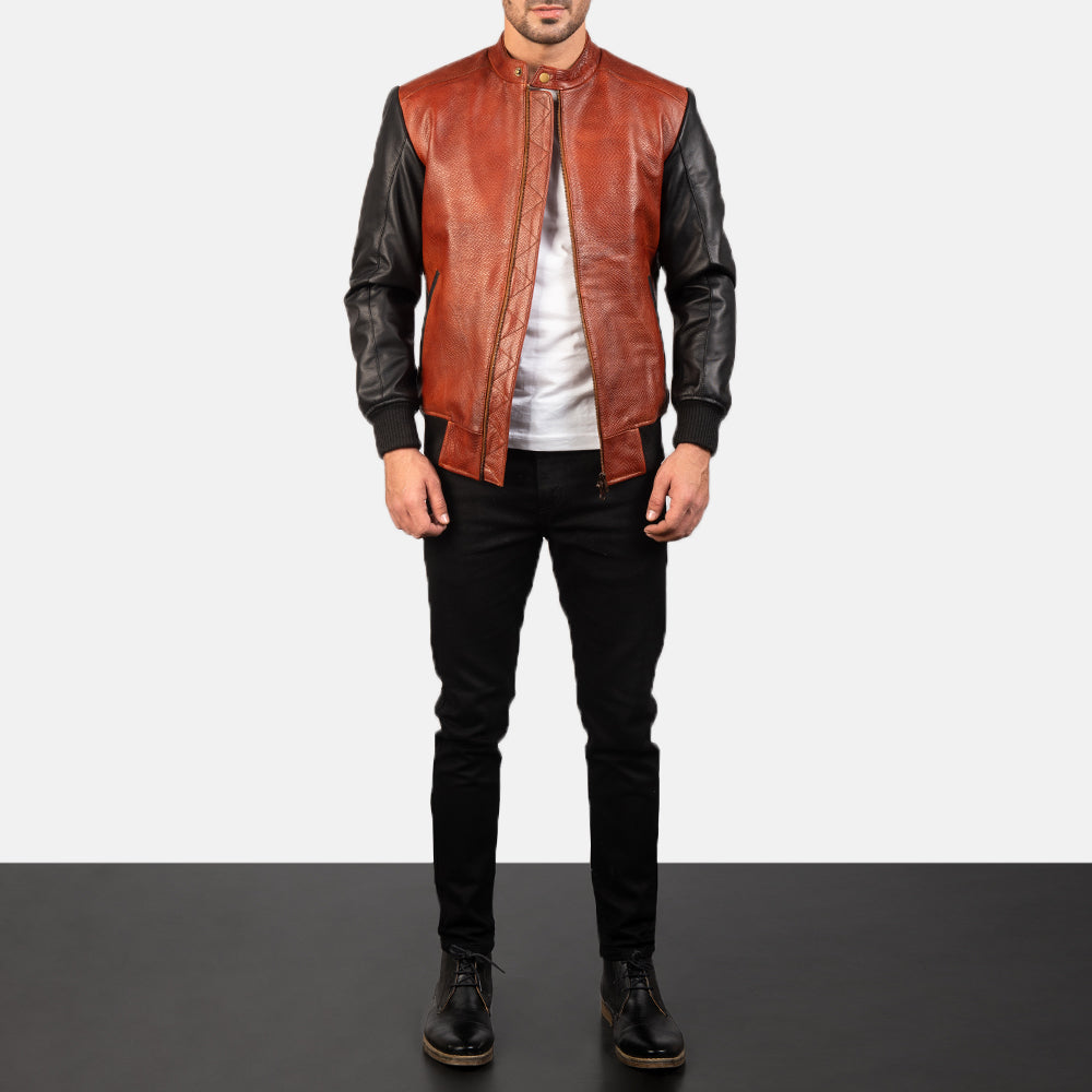 Avan Bomber in Pelle da Uomo – Vista prodotto alternativa 3