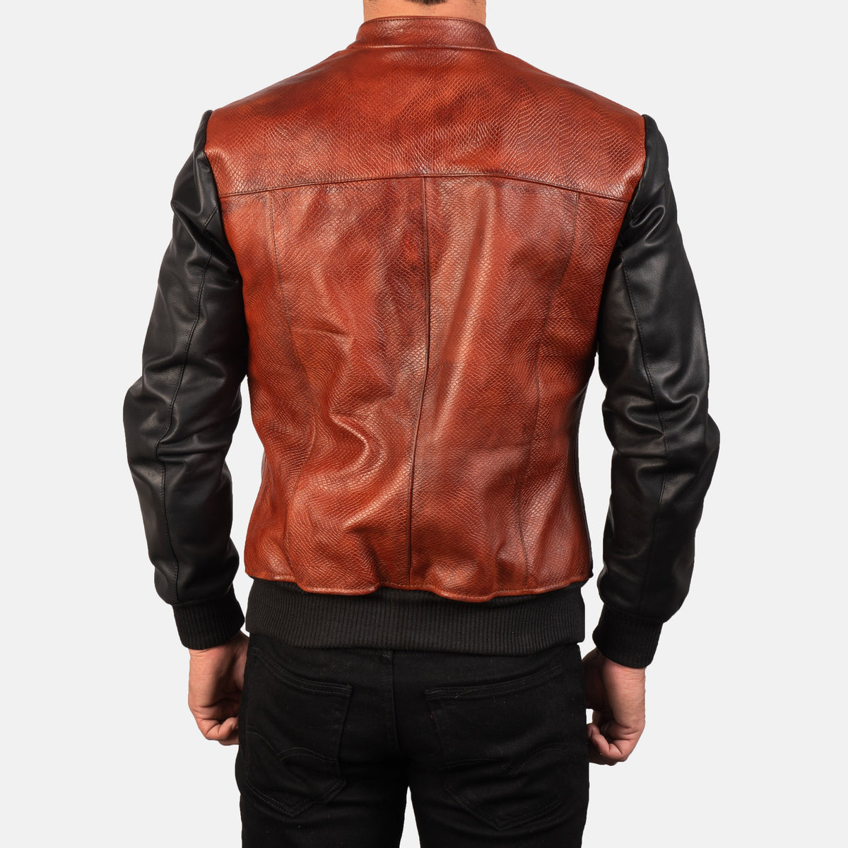 Avan Bomber in Pelle da Uomo – Vista prodotto alternativa 5