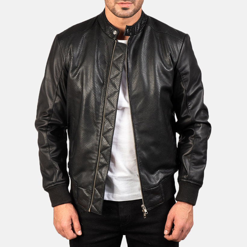 Avan Bomber in Pelle da Uomo