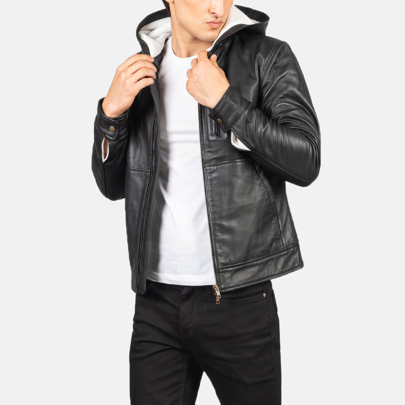 Baston Bomber in Pelle da Uomo