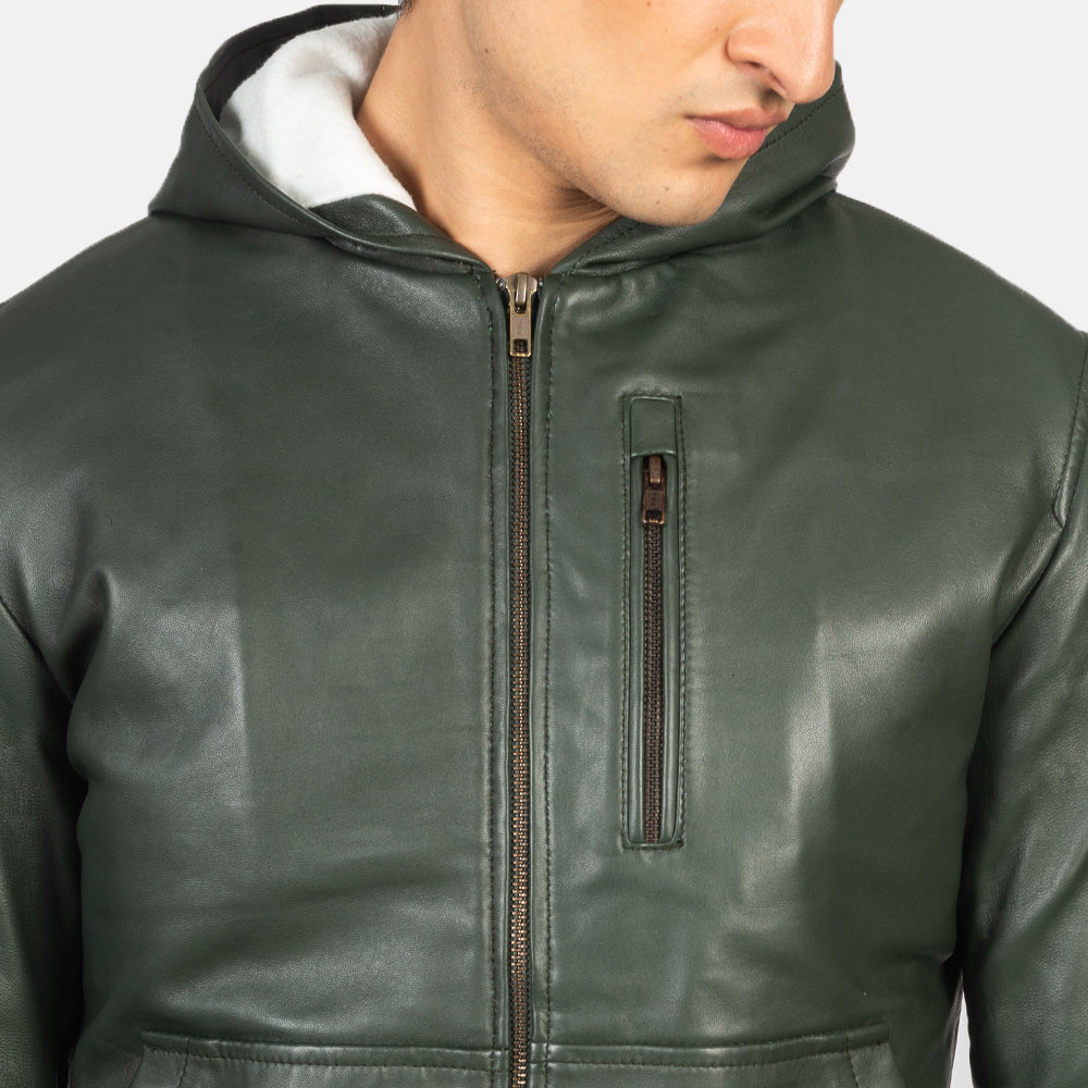Baston Bomber in Pelle da Uomo – Vista prodotto alternativa 6