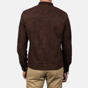 Blain Marrone Bomber in Pelle da Uomo – Vista prodotto alternativa 5