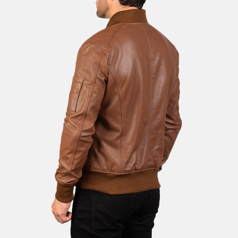
Bomia MA-1 Bomber in Pelle da Uomo – alternate product view 5