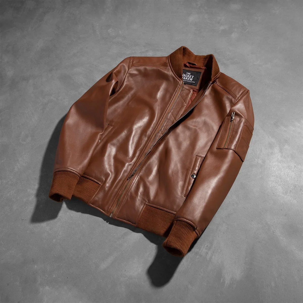 
Bomia MA-1 Bomber in Pelle da Uomo – alternate product view 7