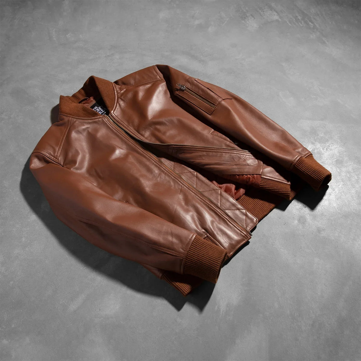 
Bomia MA-1 Bomber in Pelle da Uomo – alternate product view 8