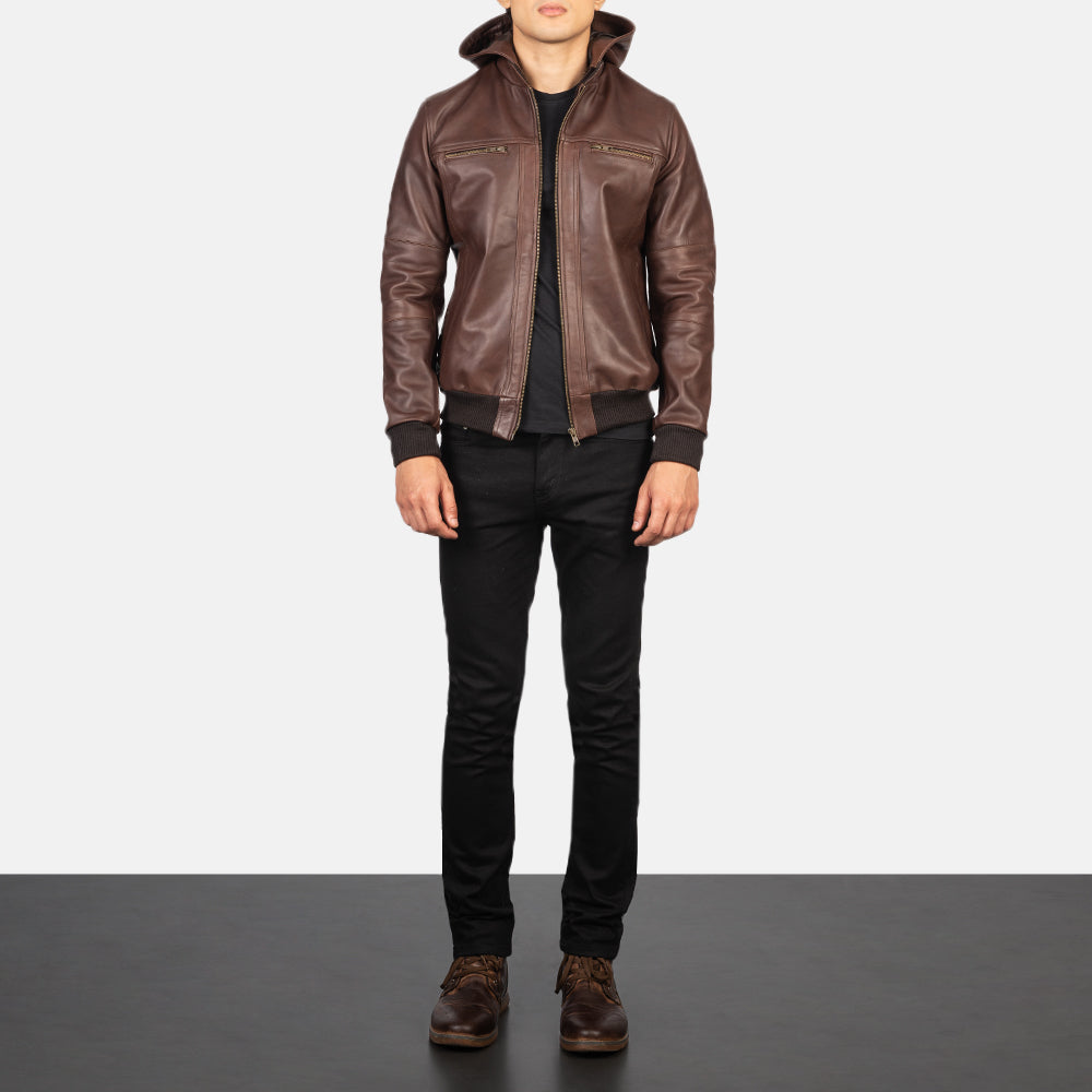 
Bouncer Biz Bomber in Pelle da Uomo – alternate product view 3