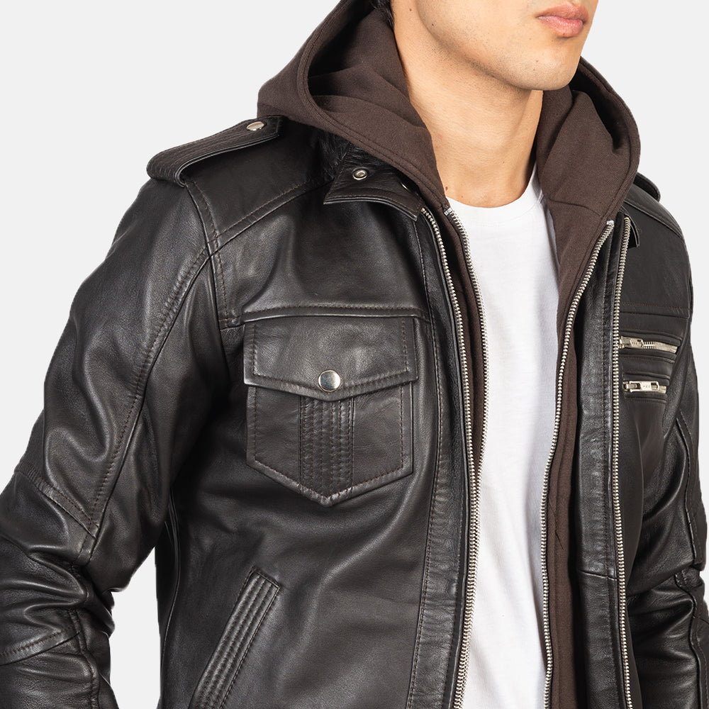 
Bravado Bomber in Pelle da Uomo – alternate product view 6
