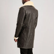 Charles Cappotto in Pelle Marrone Shearling Cappotto in Pelle da Uomo – Vista prodotto alternativa 5