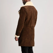 Charles Cappotto in Pelle Marrone Shearling Cappotto in Pelle da Uomo – Vista prodotto alternativa 5
