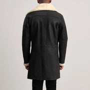 Charles Cappotto in Pelle Marrone Shearling Cappotto in Pelle da Uomo – Vista prodotto alternativa 5