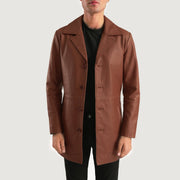 Classmith Cappotto in Pelle da Uomo – Vista prodotto alternativa 1