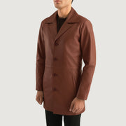 Classmith Cappotto in Pelle da Uomo – Vista prodotto alternativa 2